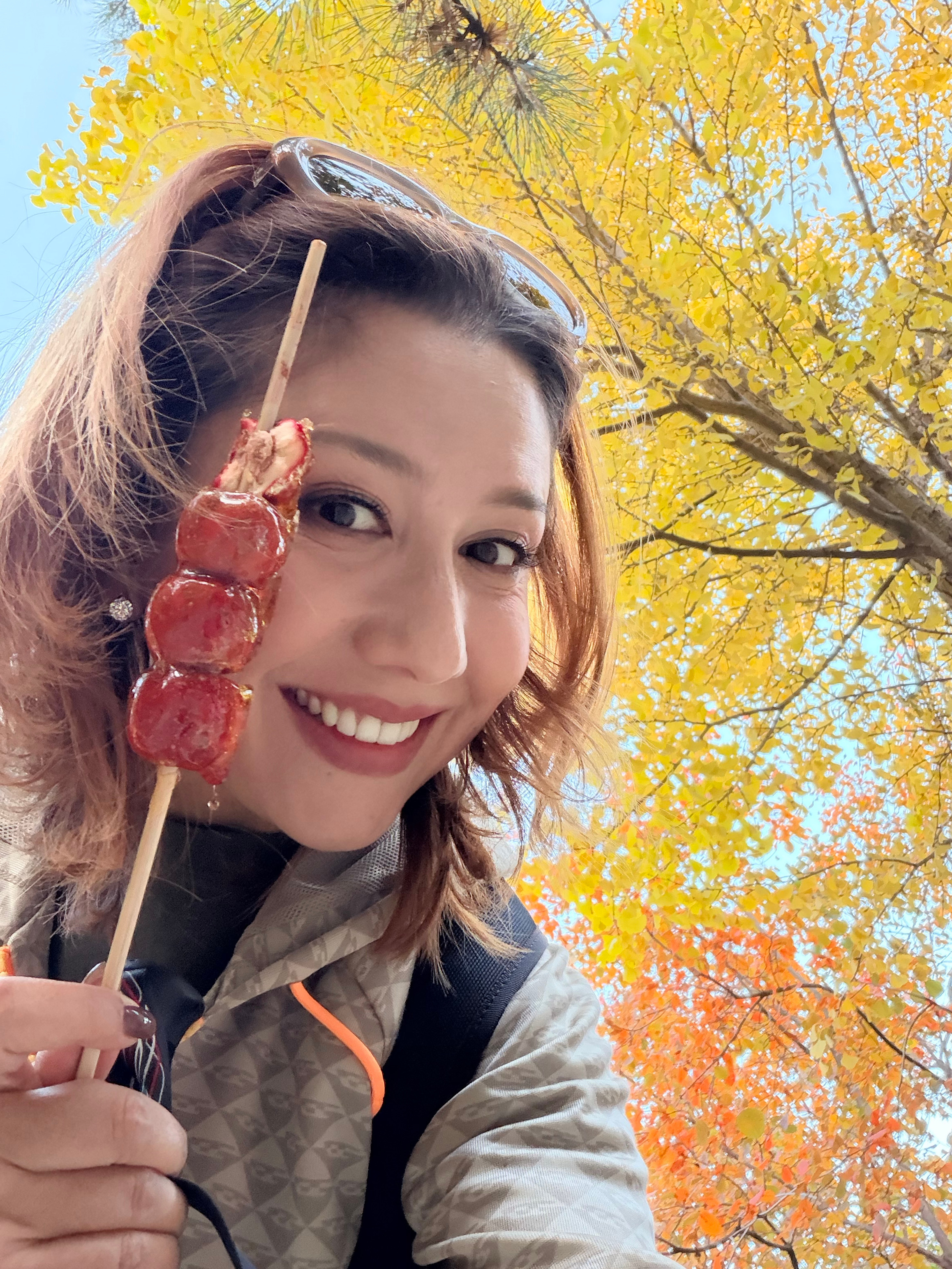 与银杏叶的有效合影～ ​​​