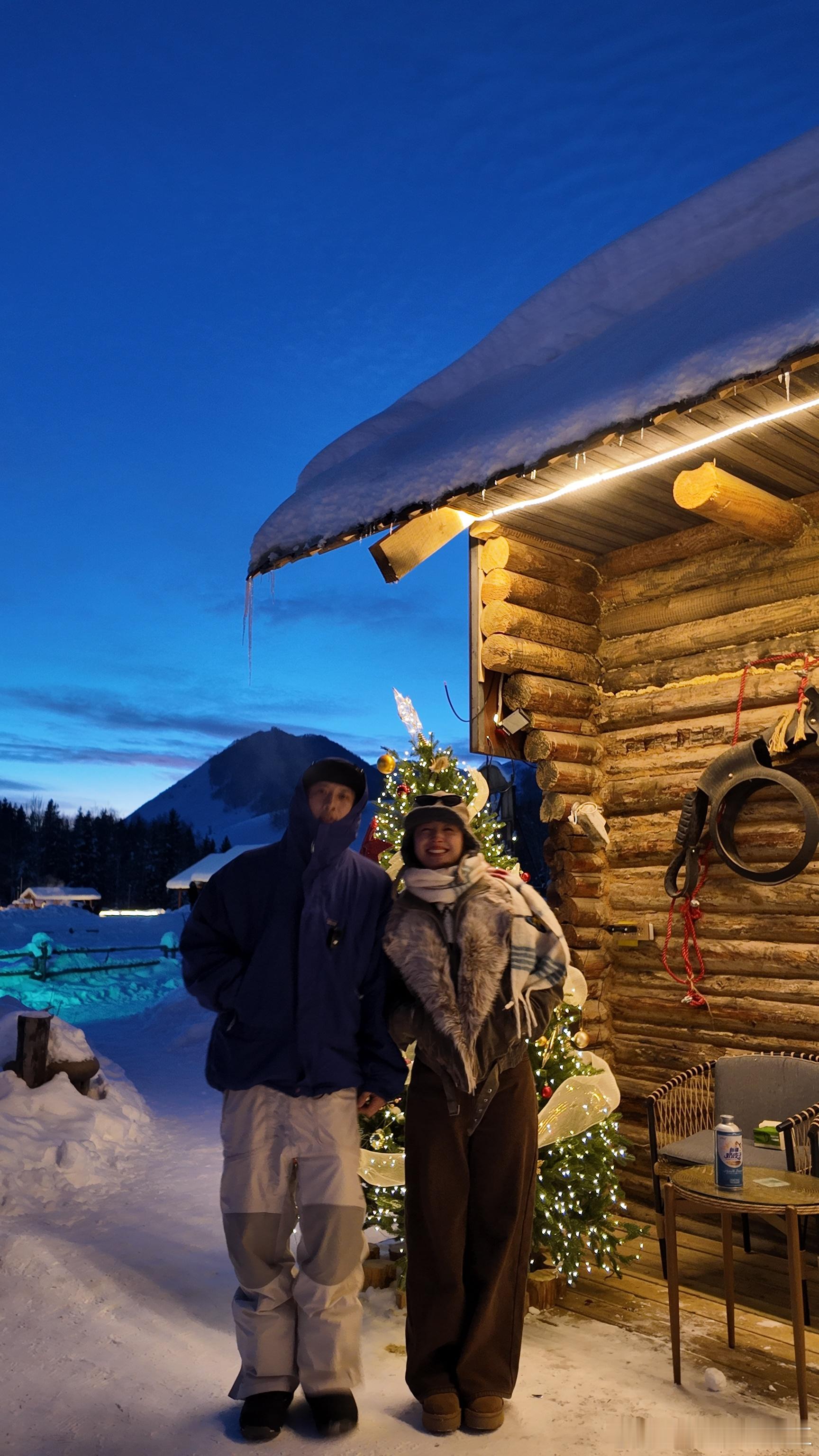 禾木的雪 每一帧都闪着光❤️ 