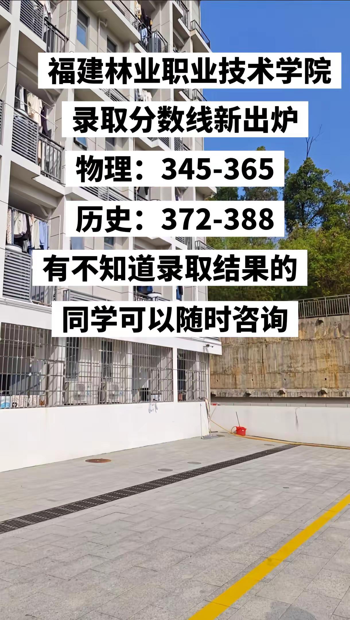 多少分能上福建林职院？福建林业职业技术学院2026专科批预估分数线参考物理类：3