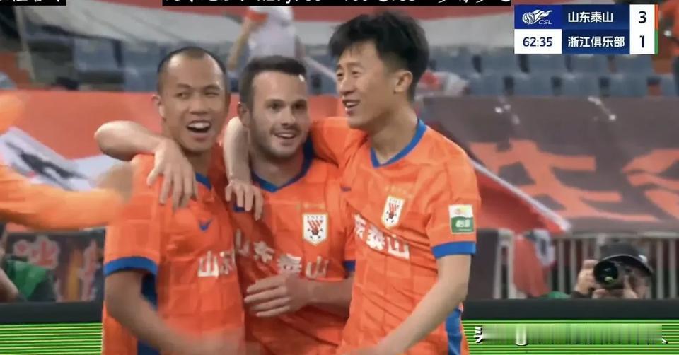 主场4:2浙江！赢球输未来！
瓦科帽子戏法！泰山队主场4:2艰难战胜浙江绿城。