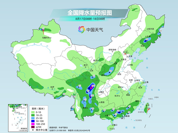 我国中东部高温闷热天气持续 东北、西南等地降雨频繁