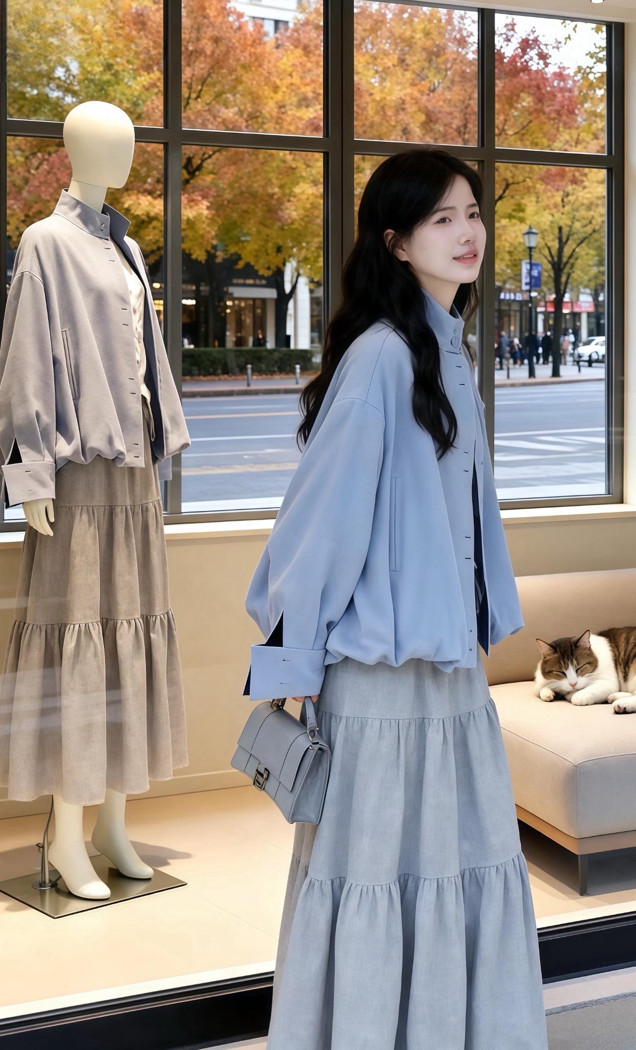 韩系穿搭 温柔风穿搭 梨形身材穿搭 今天穿什么 甜美穿搭