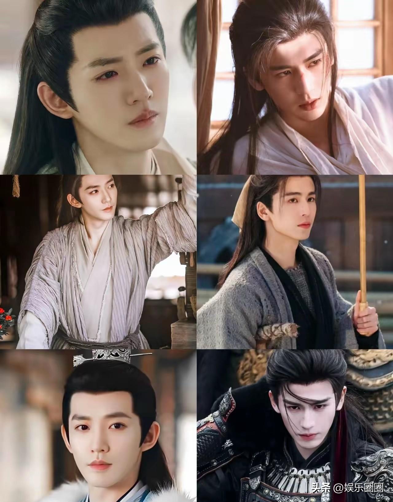 就知道当年的四个男人中，他们两个最抓观众眼球。