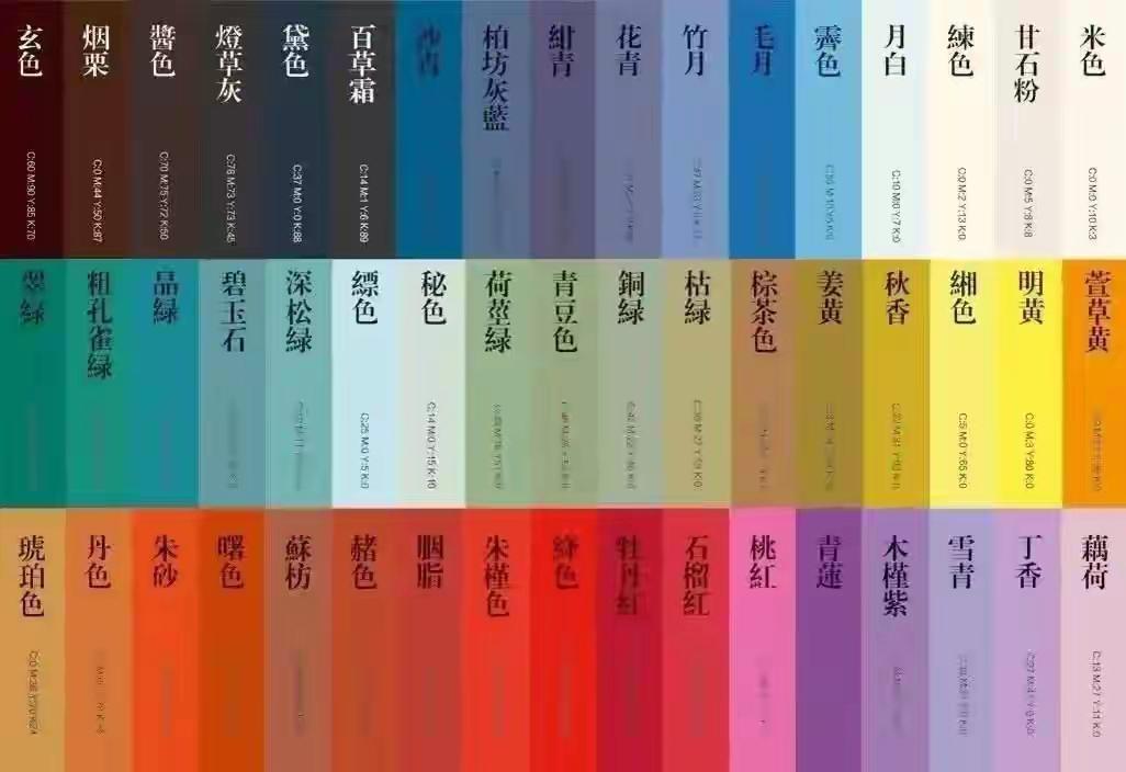 这些藏在砖瓦里的中国色，每一个名字都自带诗意
 
青瓦当檐，铜锁衔门，一方方色卡