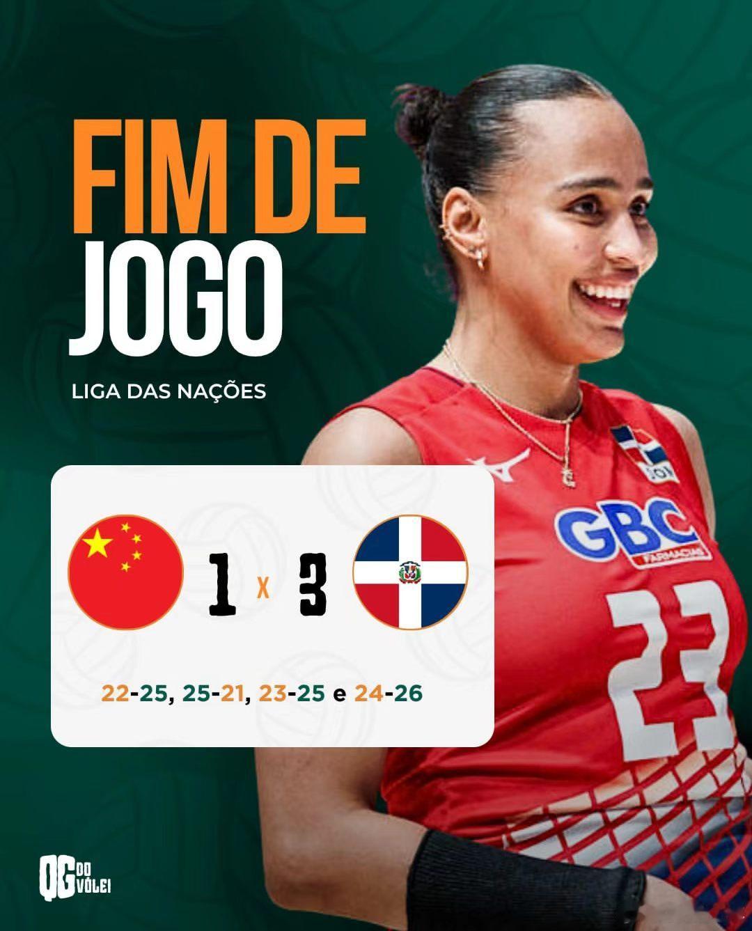中国香港站，中国女排在第三场比赛中不敌多米尼加🇩🇴，遭遇本站第二场失利，庄宇