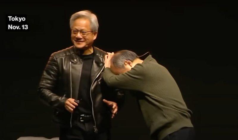 【后悔太早出清NVIDIA股票    孙正义今日“哭晕”在黄仁勋的肩上】

日本