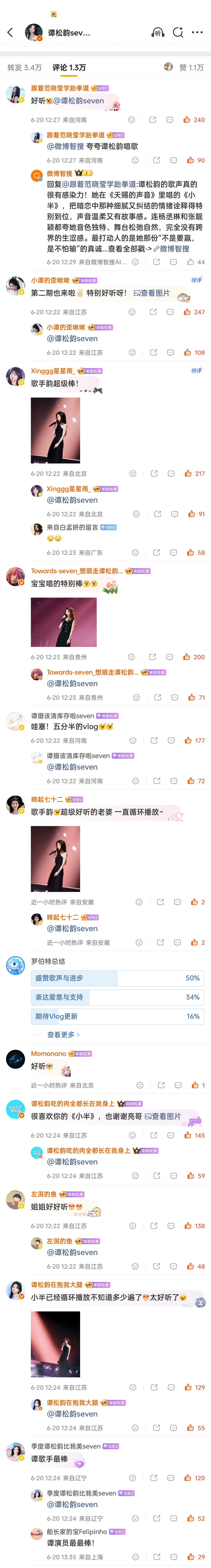 谭松韵 6.20📚🍊1.超话签到2.积分赞赏3.个人博转赞评 