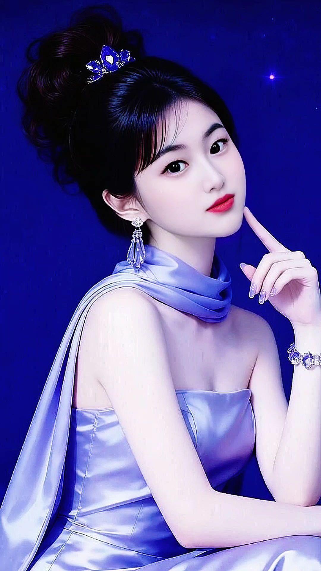 美出高级感 女生写真高级感 百变穿搭写真 优雅紫调风格 优雅气质