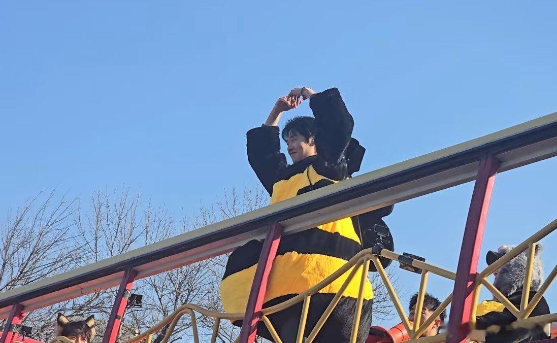 魏大勋魏大勋一个卖力跳一个卖力叫 魏大勋在车窗里疯狂蹦迪，粉丝在下面举着手机嗷嗷