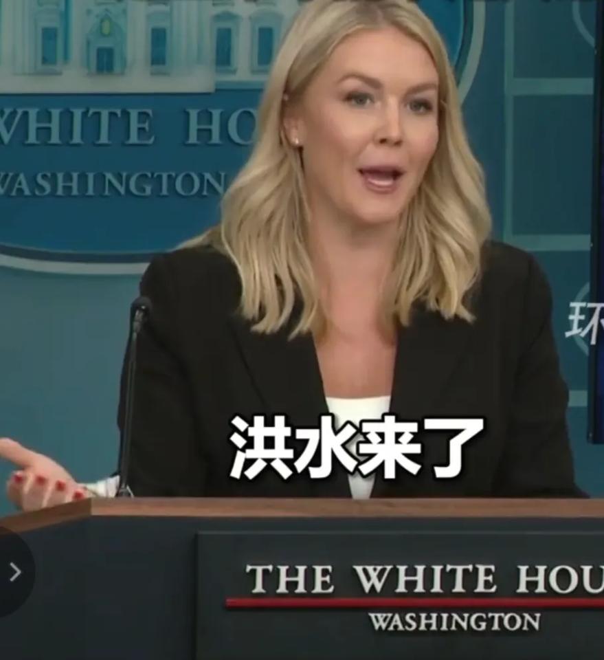 美国白宫发言人说，洪水来了，那是上帝干的，是天意，不是政府的错。而在前些天，美国