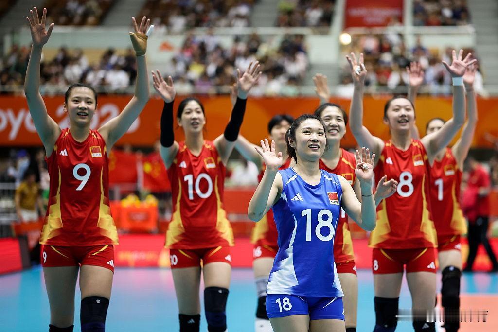 亚运会一夜之间，两场女排半决赛结束，决赛名额诞生

1、中国女排🇨🇳

2、