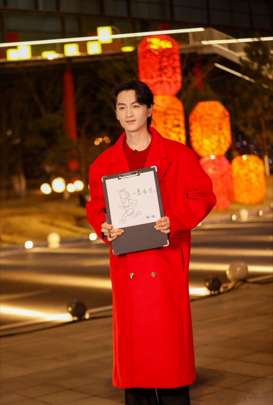 陈晓的一马当先图，艺术细胞与有趣灵魂的碰撞，随手一笔都是精彩，这就是陈晓