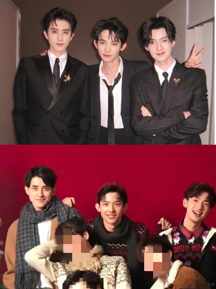 敖瑞鹏常华森陈鹤一同框旧照 青涩回忆杀！、、三位男神同框旧照曝光。果然是时光雕琢