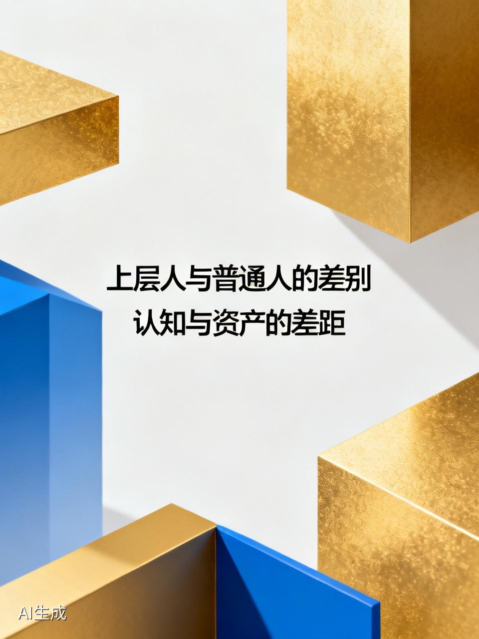 上层人和普通人最大的差别是什么? 上层人和普通人最大的差别，体现在认知和资产上。