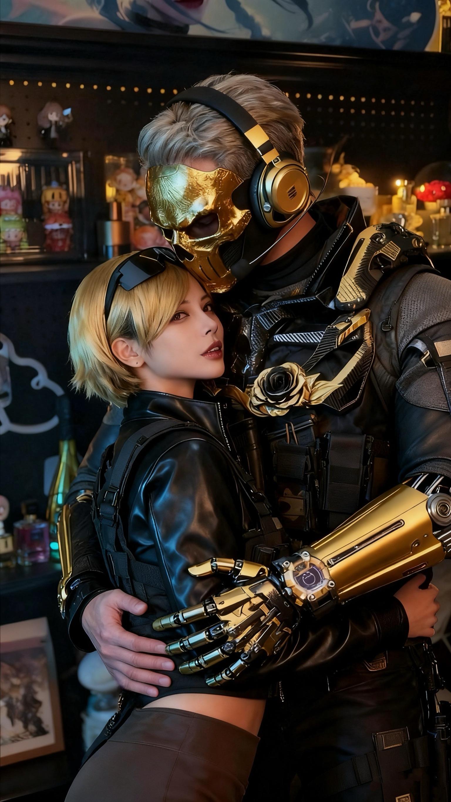 有什么事 跟我的保镖说去吧。