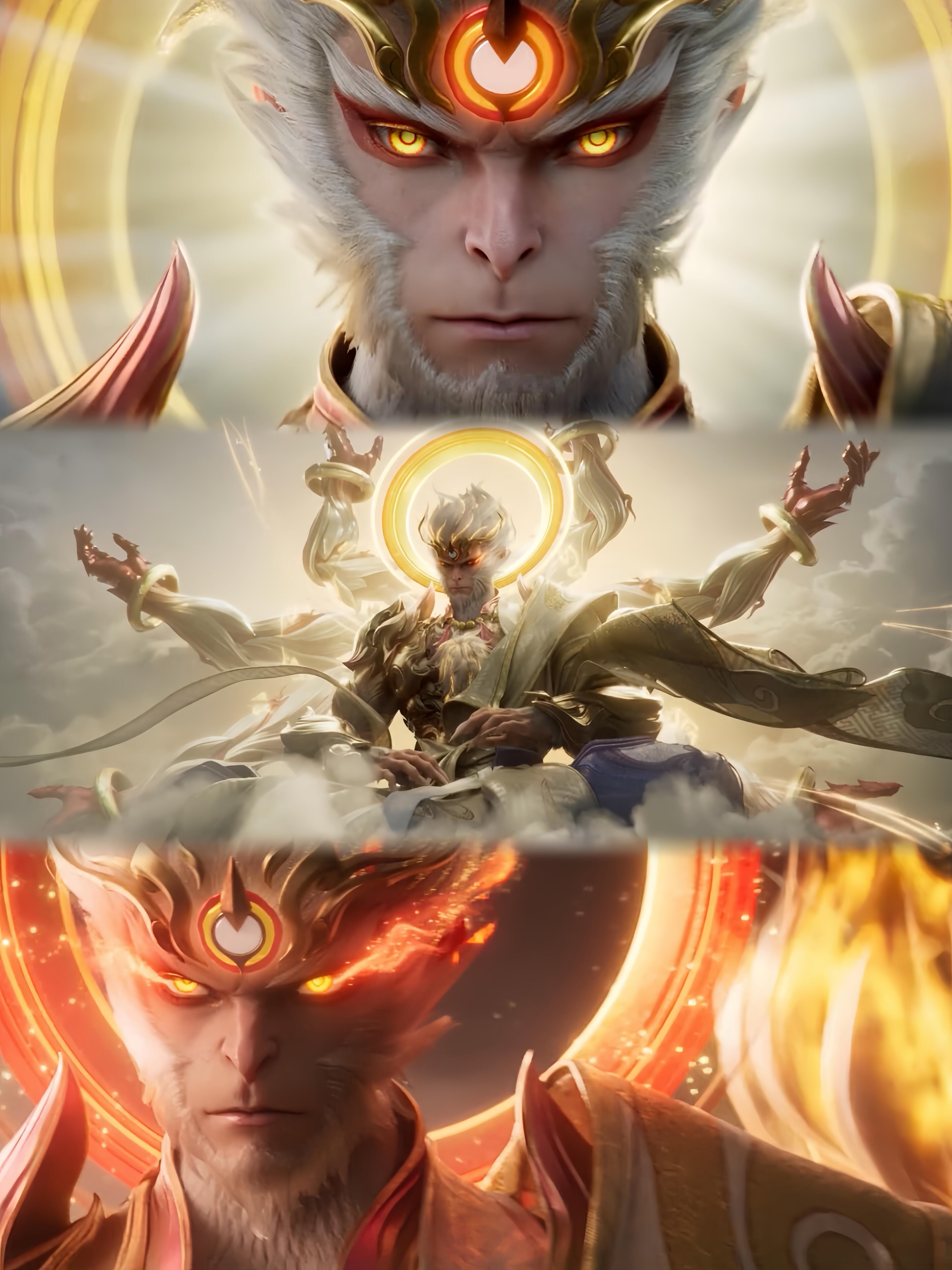 孙悟空新皮肤是无双吗王者猴子新皮肤无相，八臂罗汉，一金一红两种形态，如此大作，品