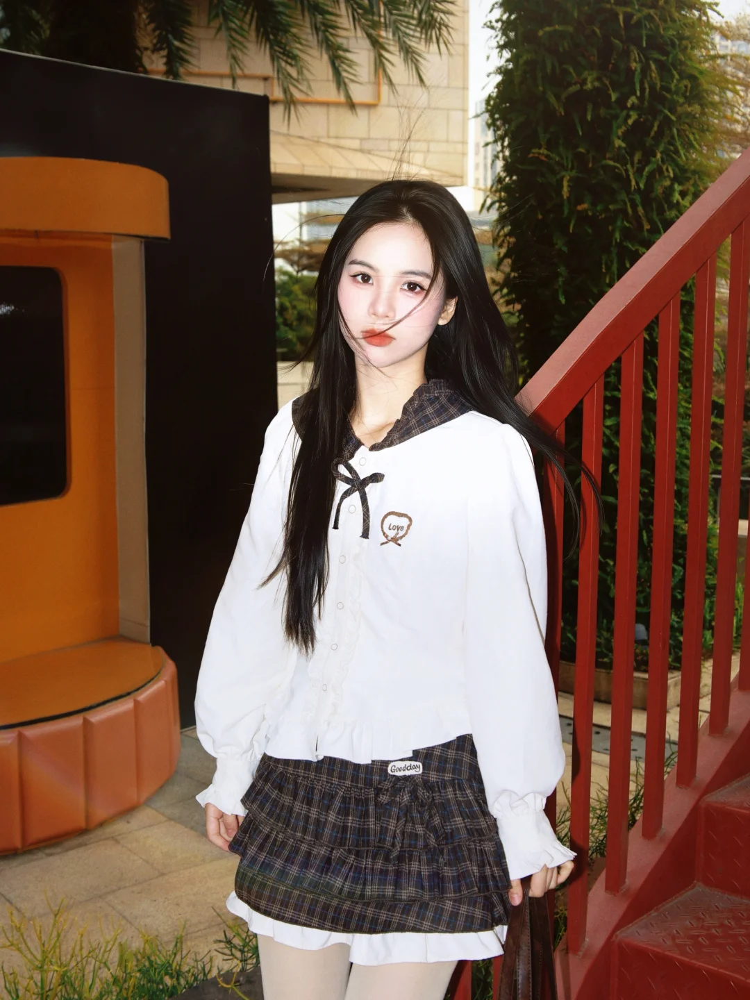 🫧甜妹松弛感OOTD 🍪学院风甜妹出街的一天