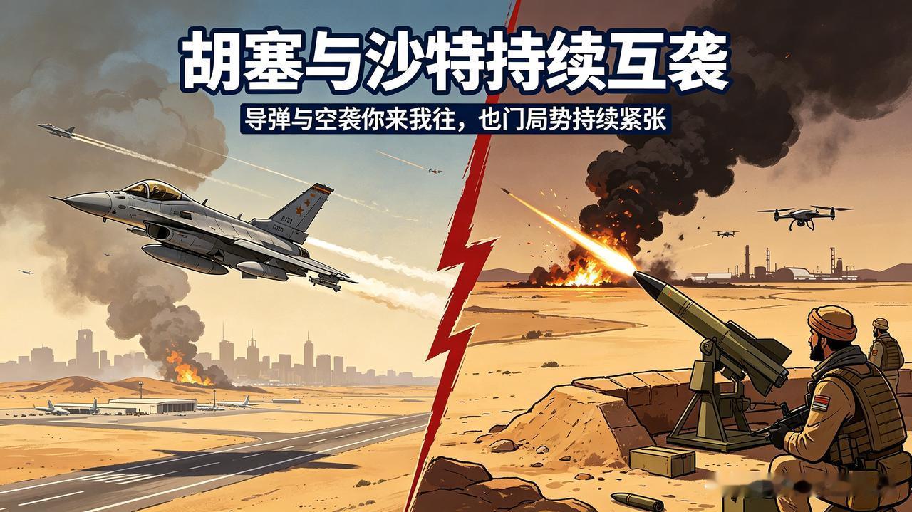 胡塞武装是越打越勇，还差点给也门总统来个斩首。

6枚导弹炸了也门总统府，幸好准