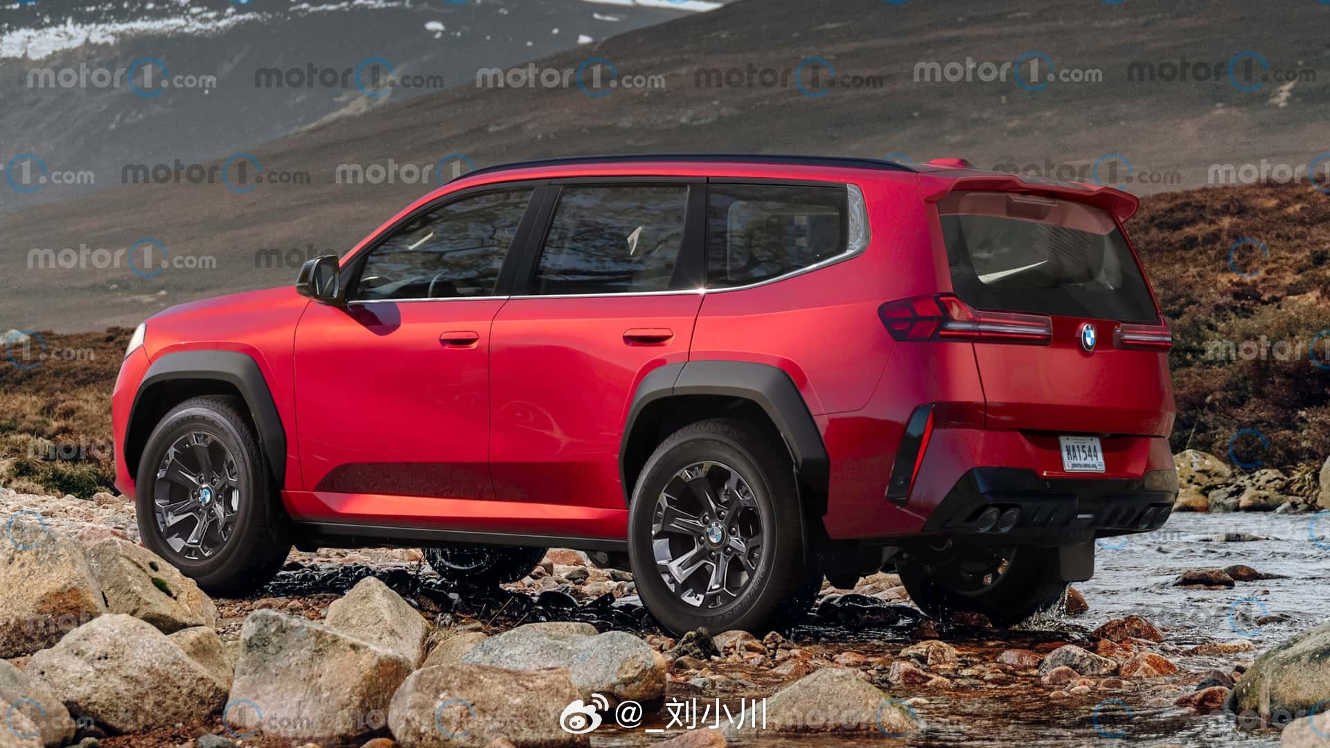 宝马宝马全新硬派越野SUV渲染图 【新车渲染】外媒绘制的宝马全新硬派越野SUV渲