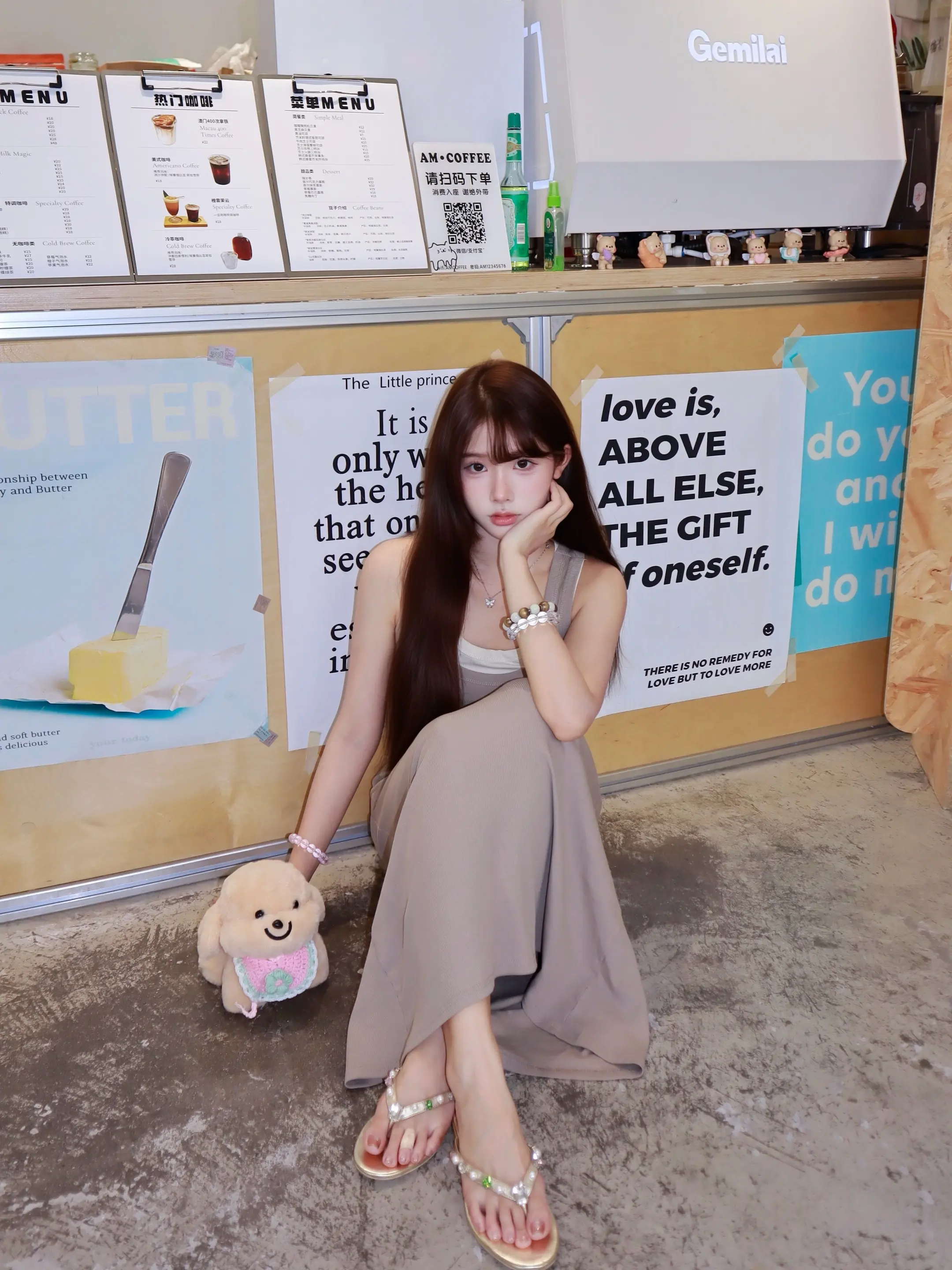 🐶。无法拒绝温柔感 休闲韩女的一套