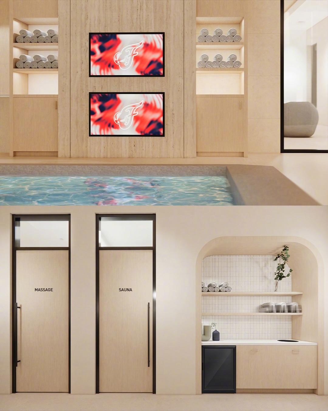 印第安纳狂热队发布了他们全新训练馆渲染图！训练馆造价7800万美元、占地约一万平