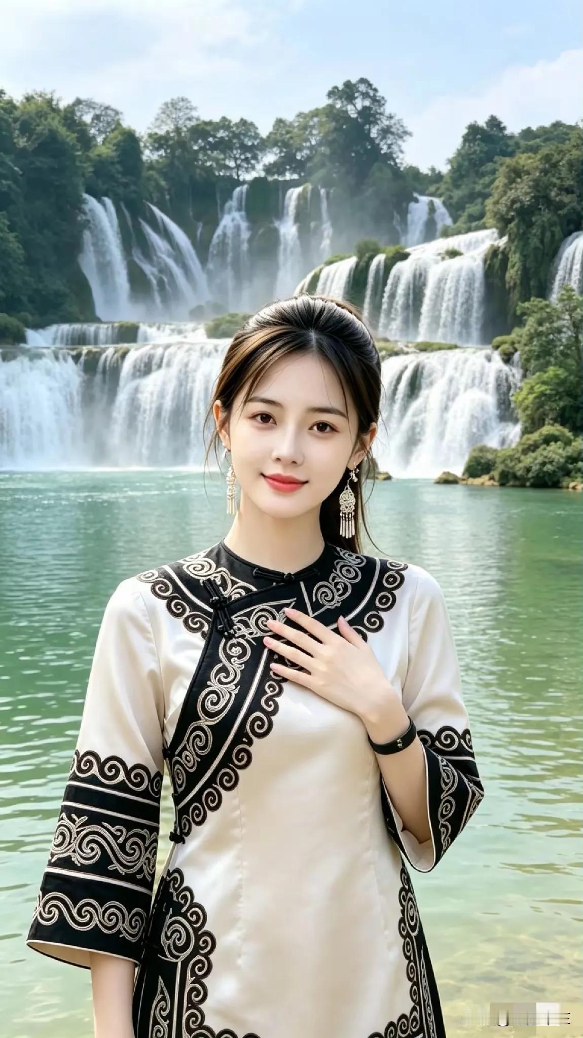 上联：林涧飞泉声不绝，
下联：潺潺流水击石音。
