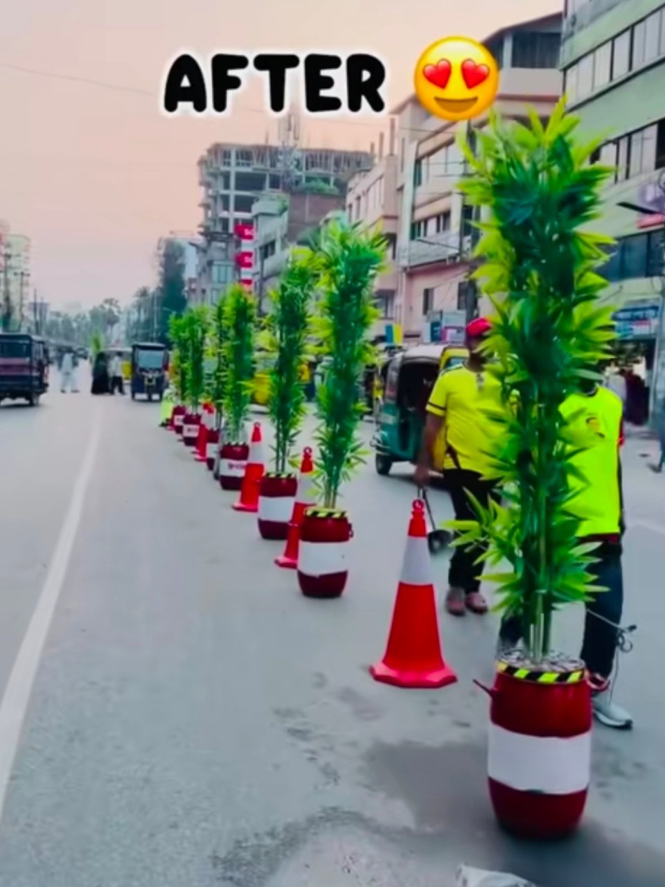 临时绿化带