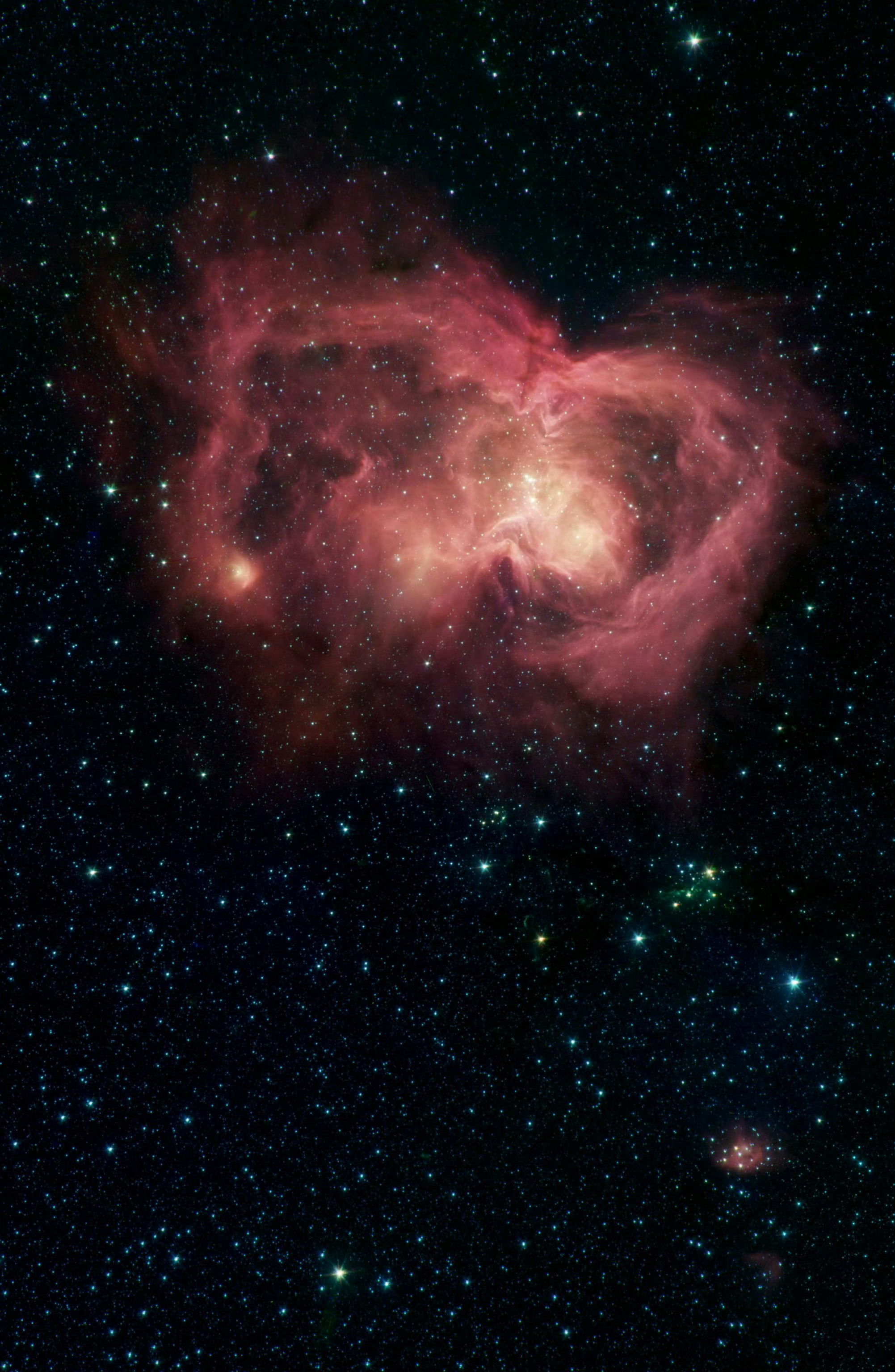 #每天一天文图# Stellar托儿所Westerhout 40©Spitzer