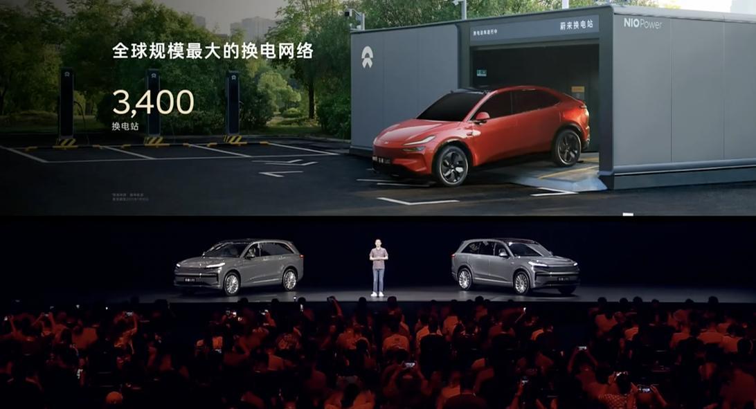 蔚来已经建成全球最大的换电网络。换电站数量已经达到 3400 个。308_IO新