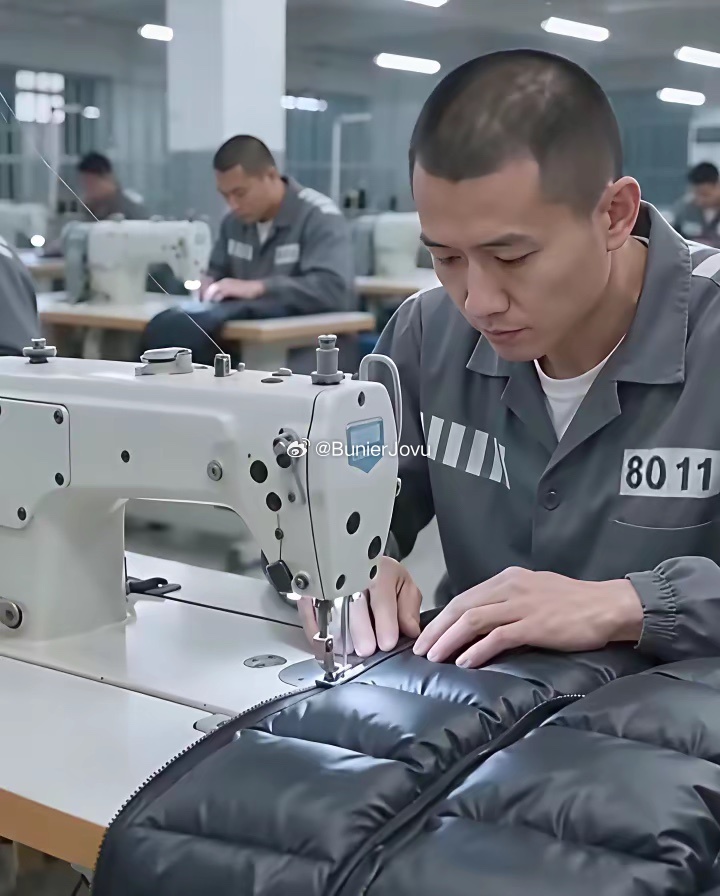 原来我们身上穿的羽绒服，很多都是出自他们的手 ​​​