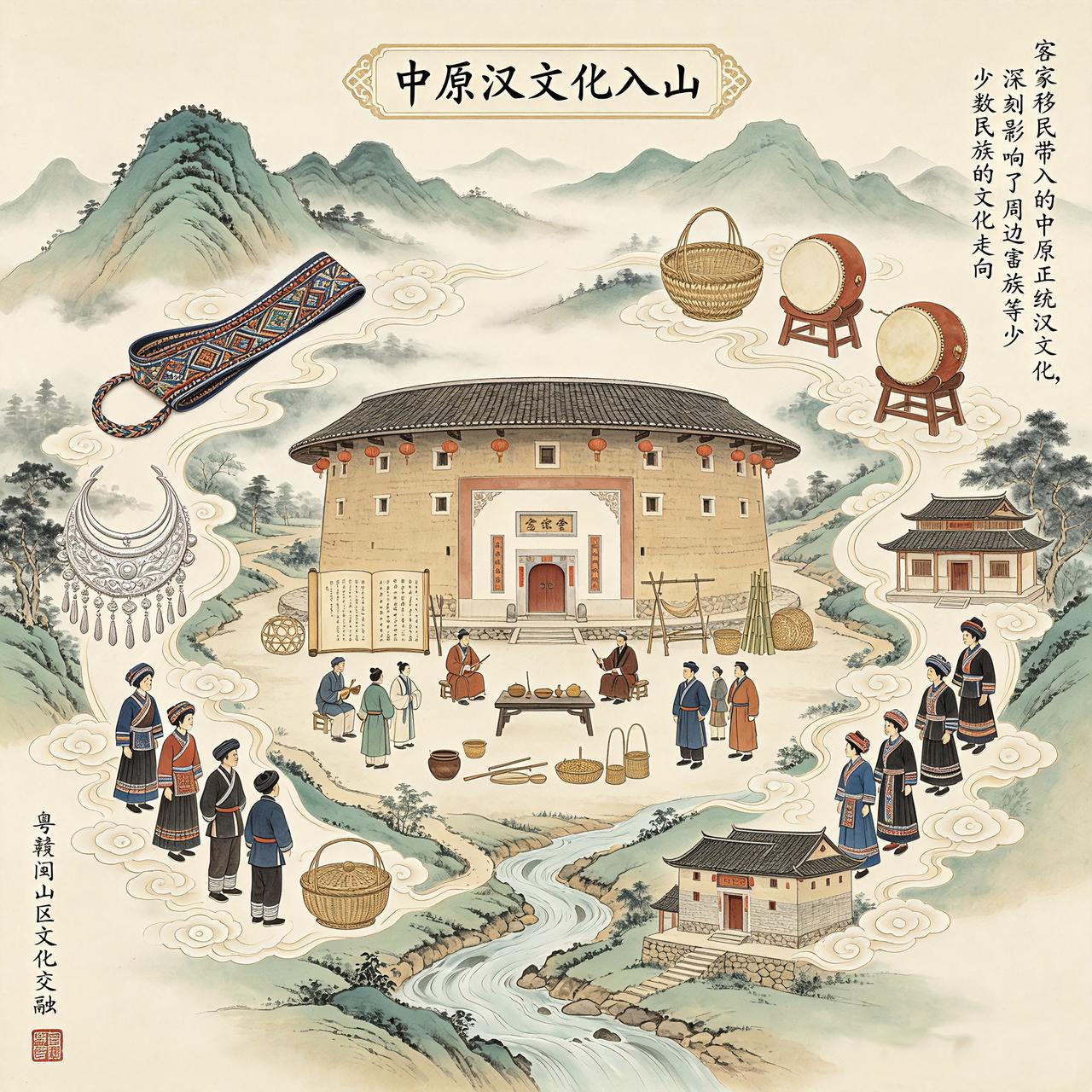 畲族历史上，原本有着本民族所特有的语言“畲语”。为什么后来，基本上大多都改用了客