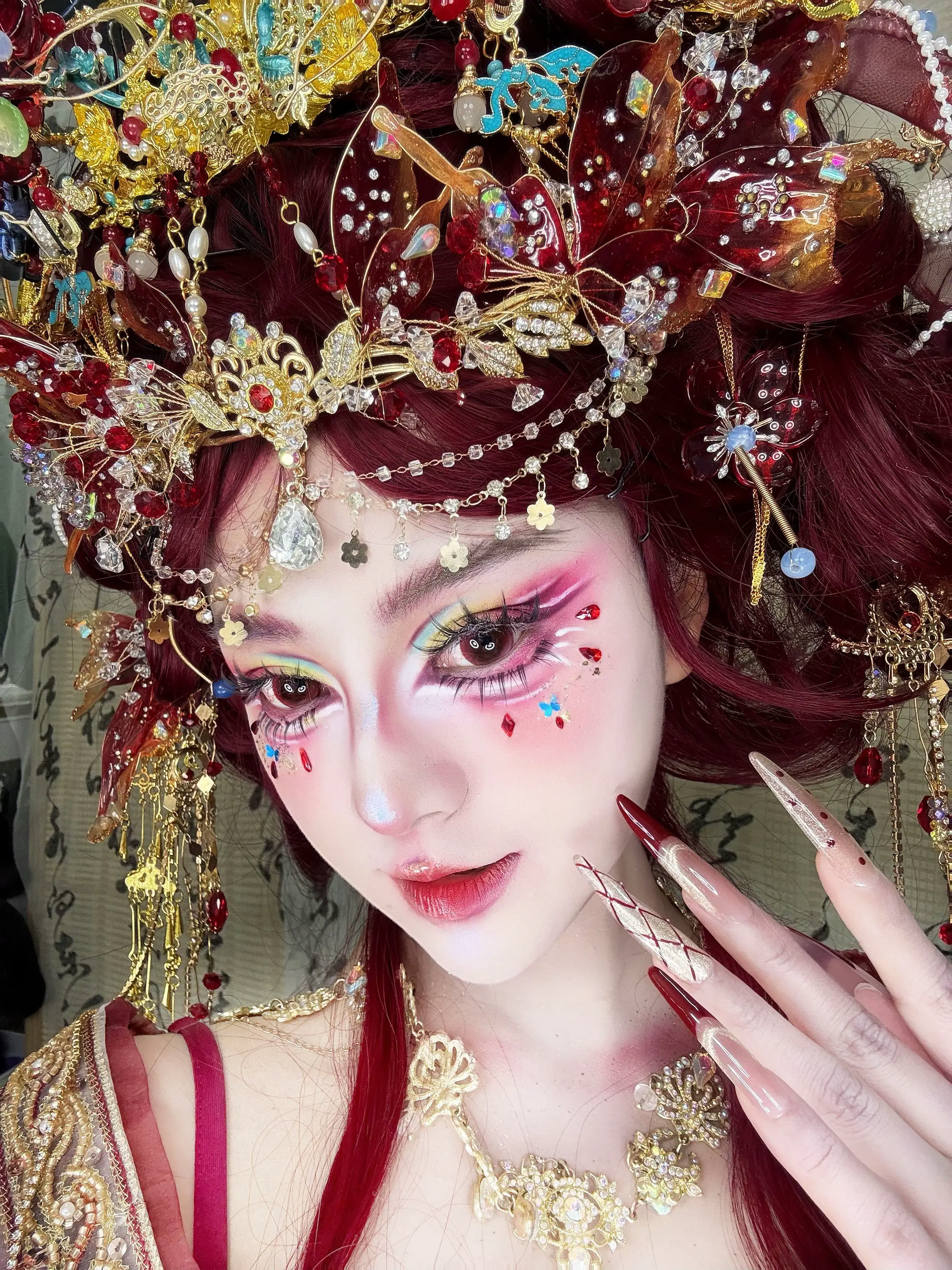 这个妆真的太牛了！