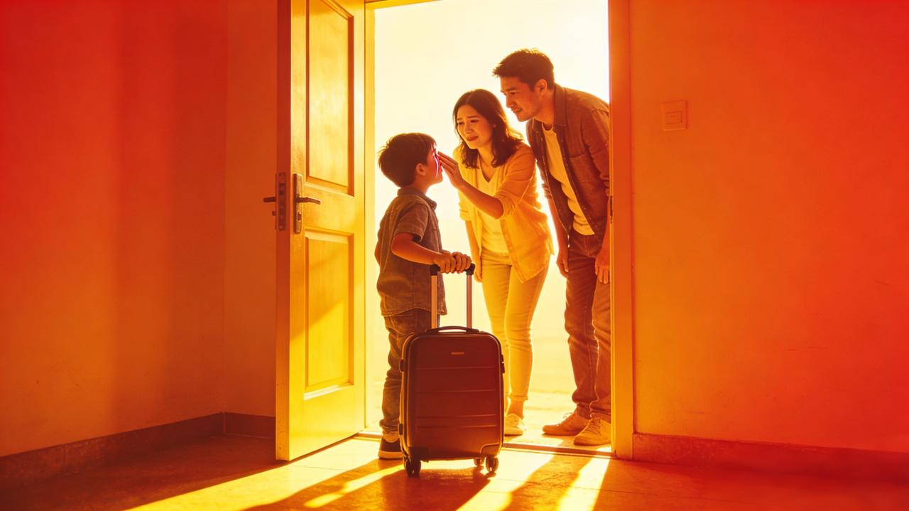 孩子走了，家里真静

年刚过完，热闹还没完全散去，孩子又要背起行囊离家了。
前几