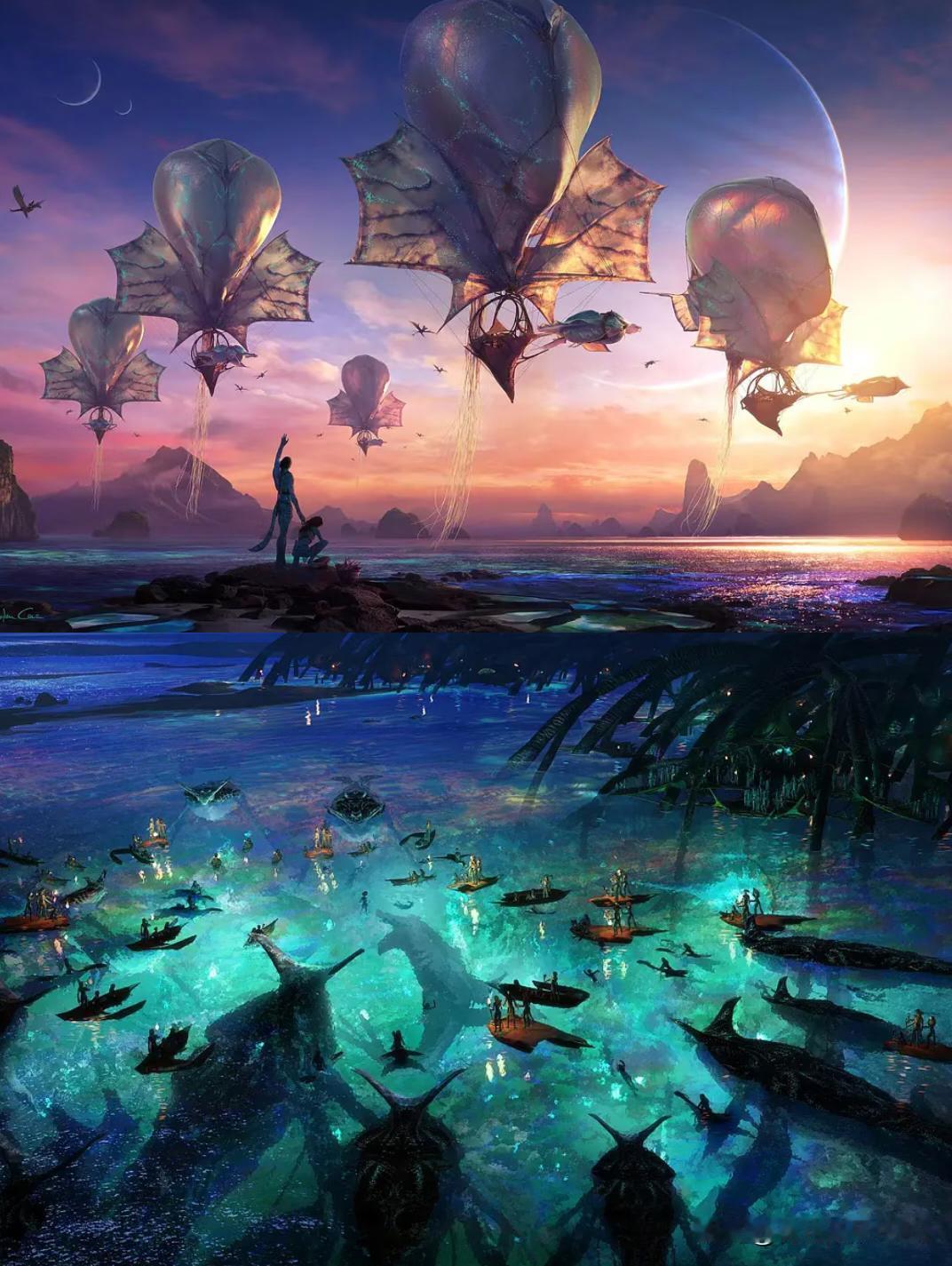 阿凡达3的影片技术是三部曲中最好的
看完阿凡达3点映了，真人演员和CG角色融得特