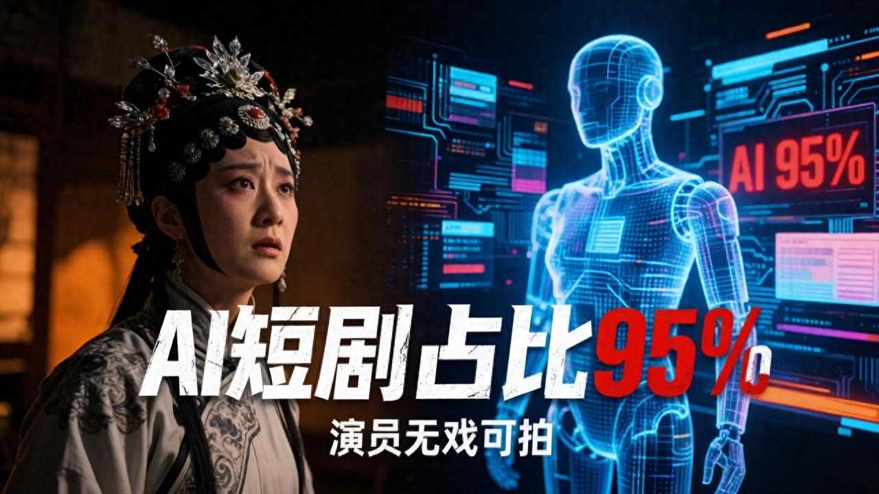 AI短剧占上线量95%，监管跟上了
今年一季度，AI短剧已占行业上线总量的95%