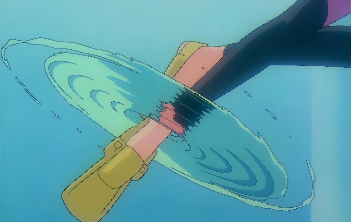 魔卡少女樱  桃矢手掰「水牌」这段真的太帅了[憧憬] 