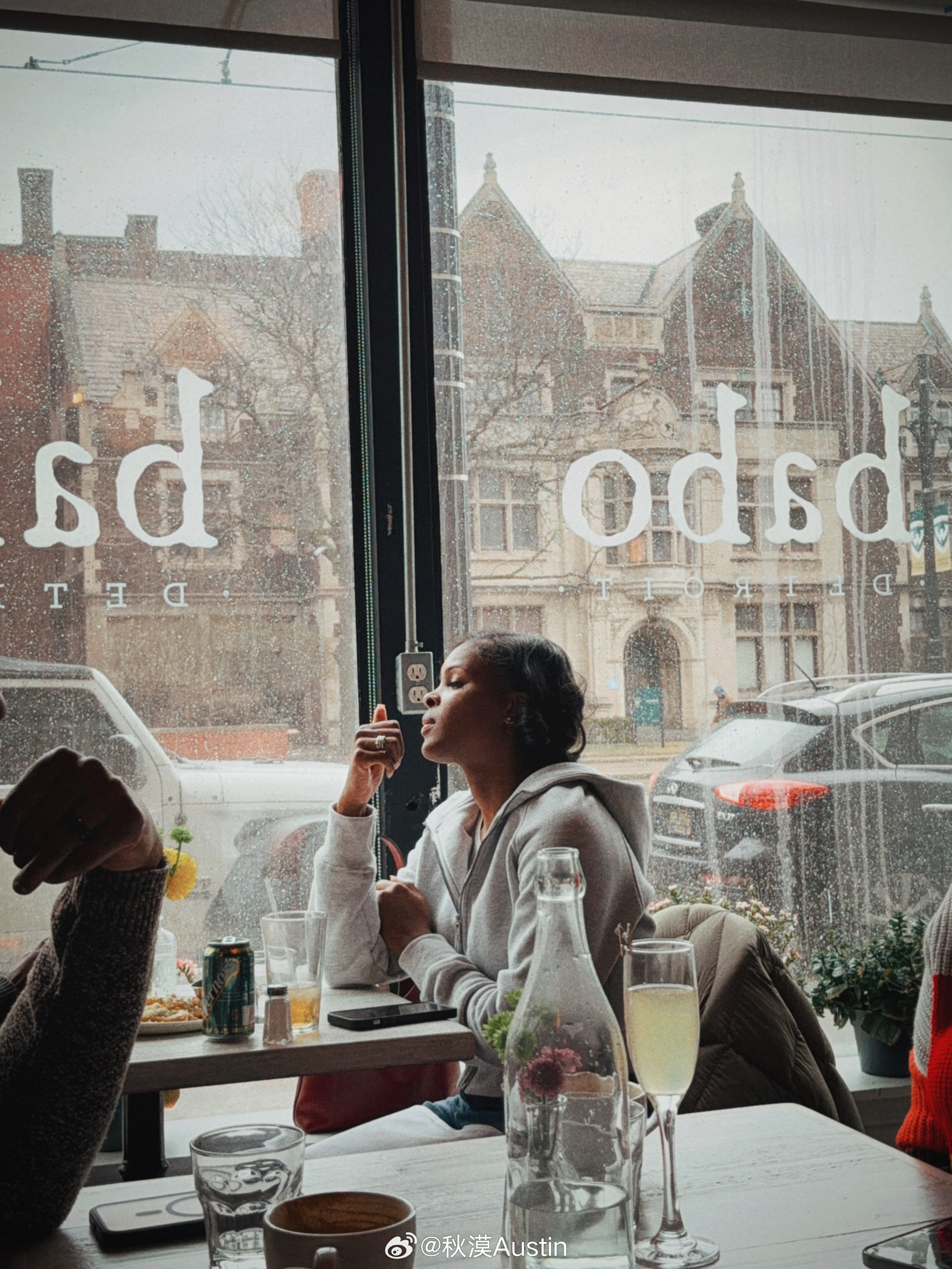 三月飘雪这一块 美国·底特律