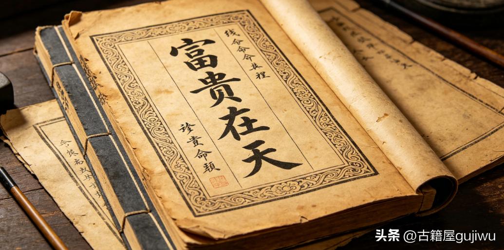 《富贵在天》页数: 57双页114页  古籍屋