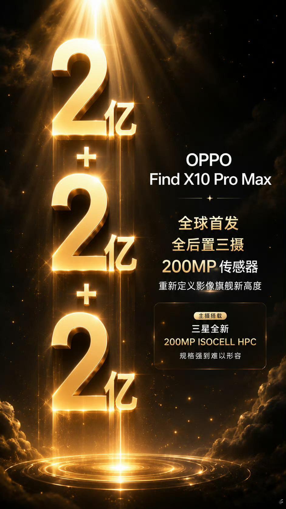 OPPO Find X10 Pro Max 实现后摄 2 亿大满贯了 ​​​​