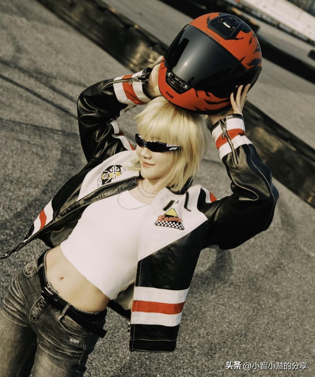 这种妆造的陈梦还是第一次看见，感觉挺酷的，又飒又美的，跟之前她在赛场上那完全是不