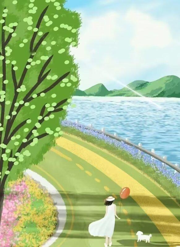 《缘来则惜，缘去则散》
城市的霓虹在雨夜晕开模糊的圈，我站在公交站台等车，忽然想