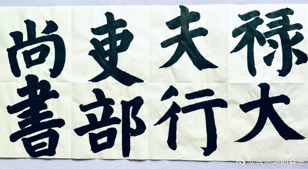 罗云熙  练字打卡第1058天最近晚上都没空练字就周末一次性多写点！谁跟我说写颜