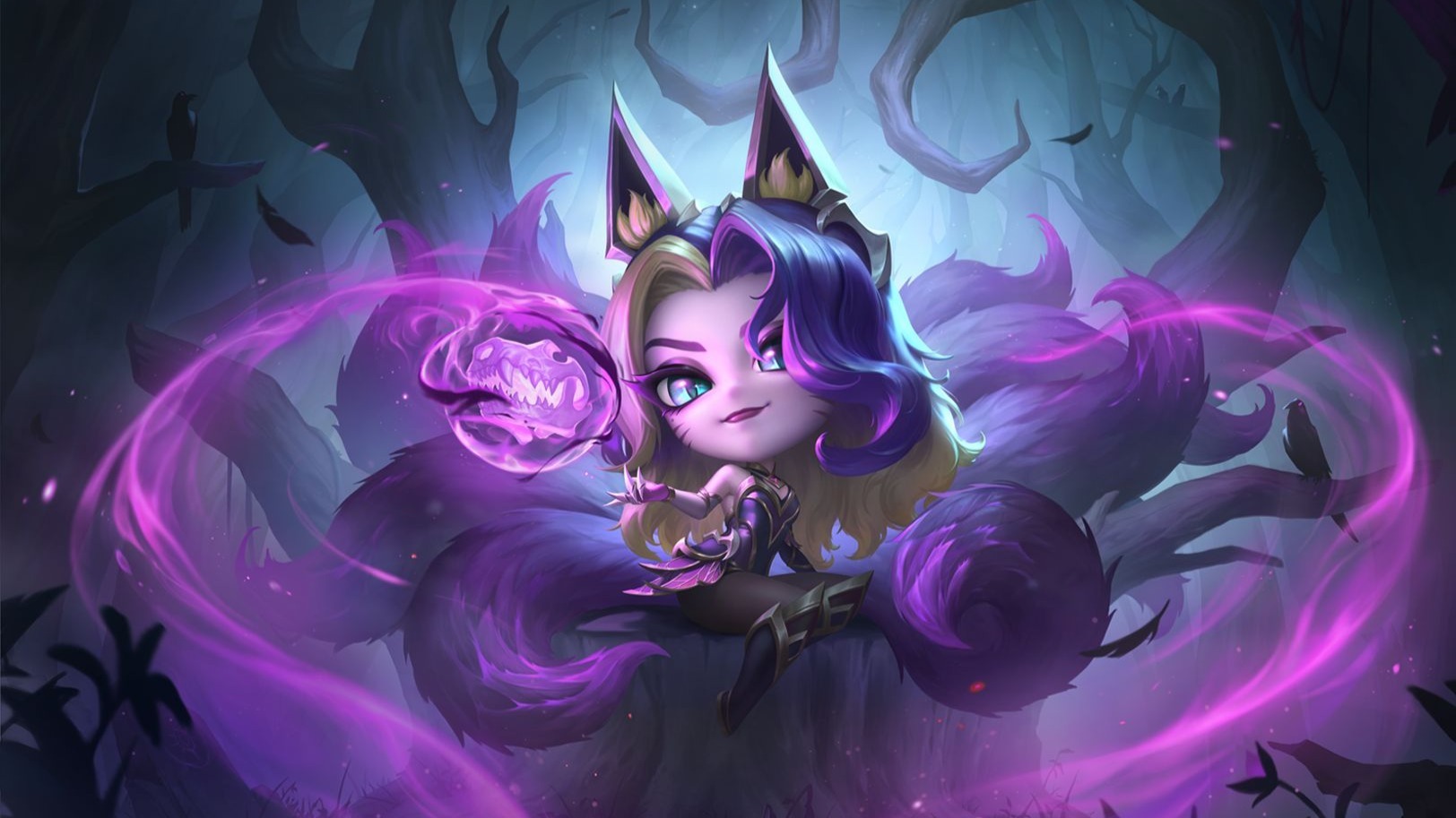 金铲铲魔女 小小阿狸，青花瓷 小小艾瑞莉娅原画英雄联盟