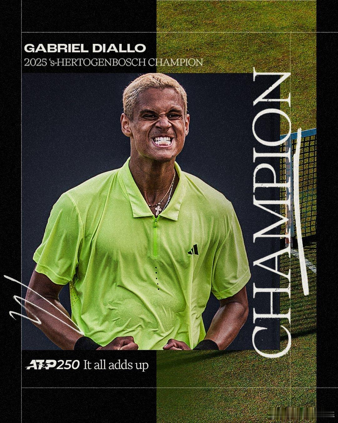 迪亚洛斩获生涯首冠 🏆ATP250 斯海尔托亨博斯决赛在两位非种子之间展开，最