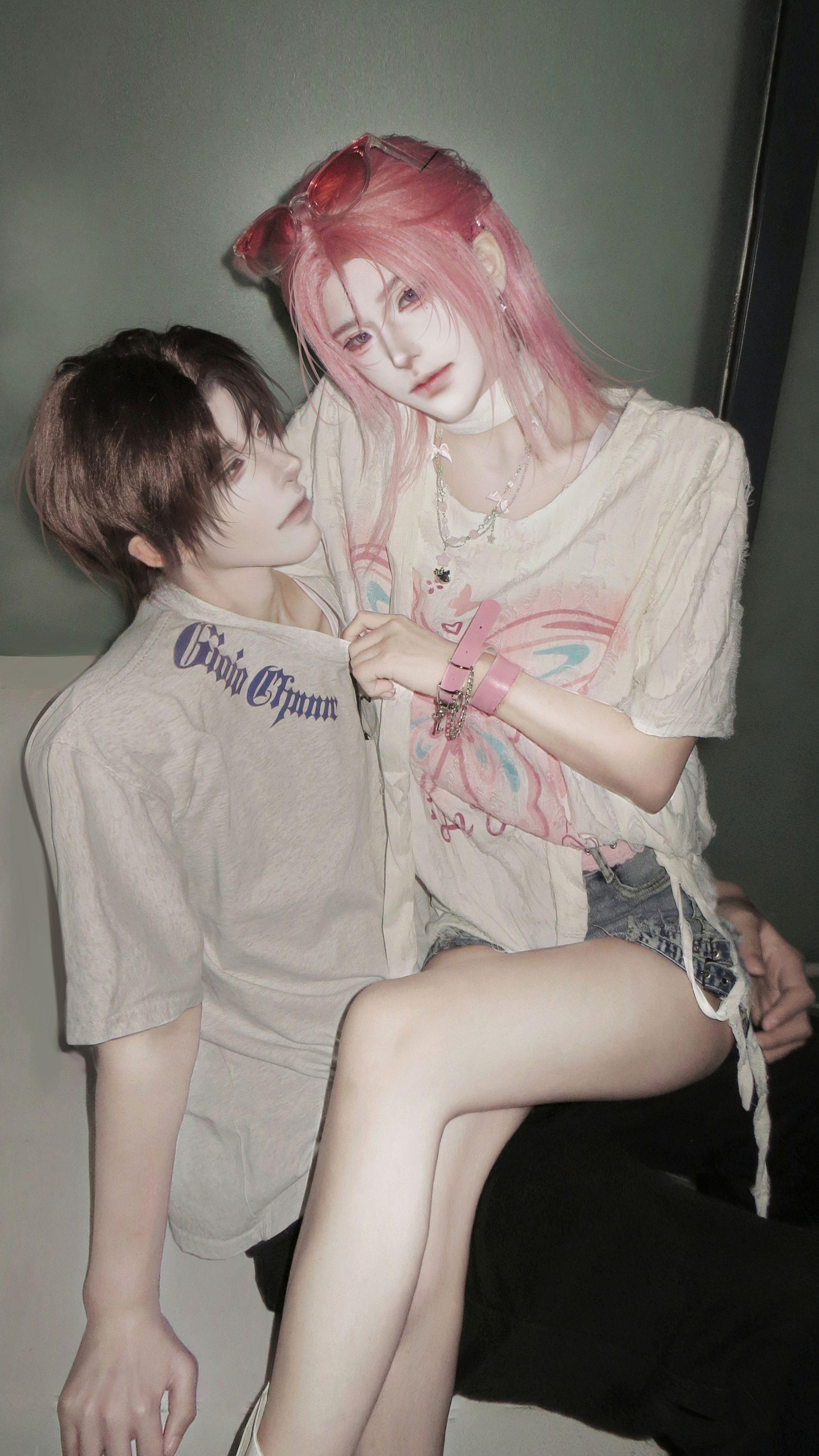 洛温cos.早上好  洛羿 温小辉cos