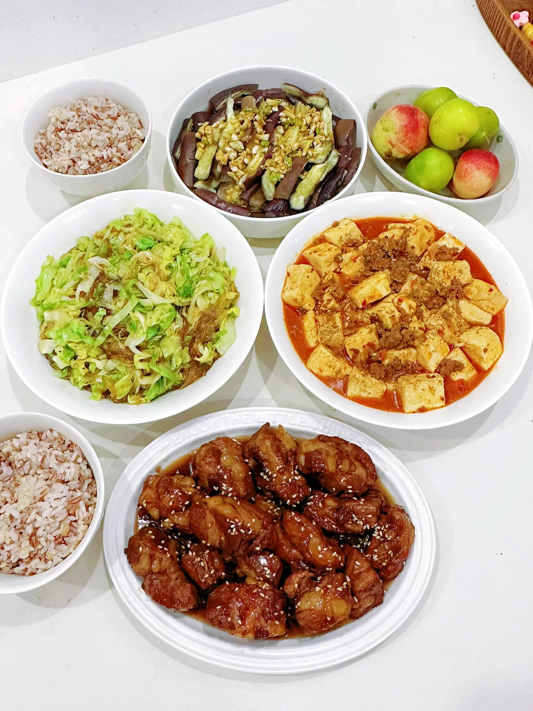 回家吃饭🍚麻婆豆腐🍖糖醋排骨老演员了😂