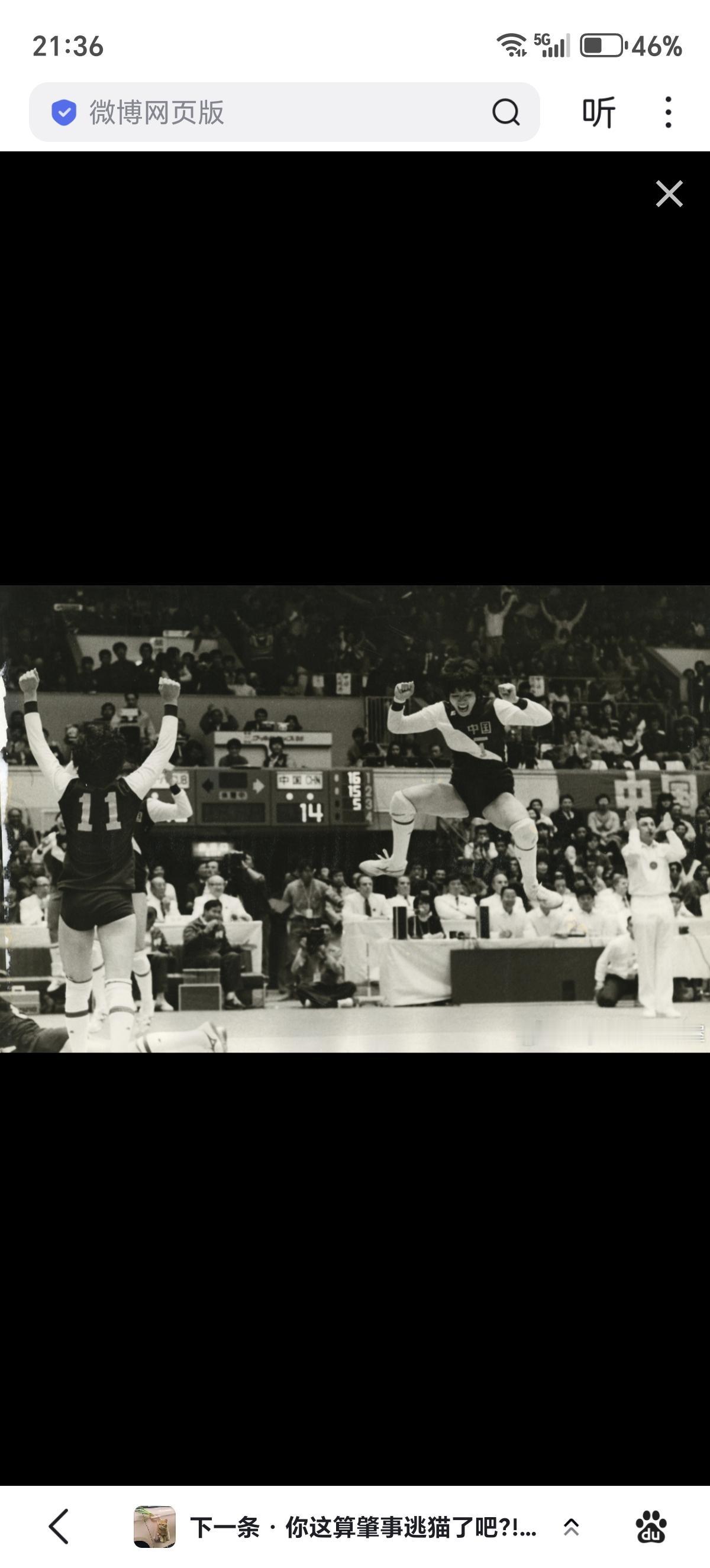 1985年11月，中国女排在日本举行的第四届世界杯女子排球赛中，以7战全胜的成绩