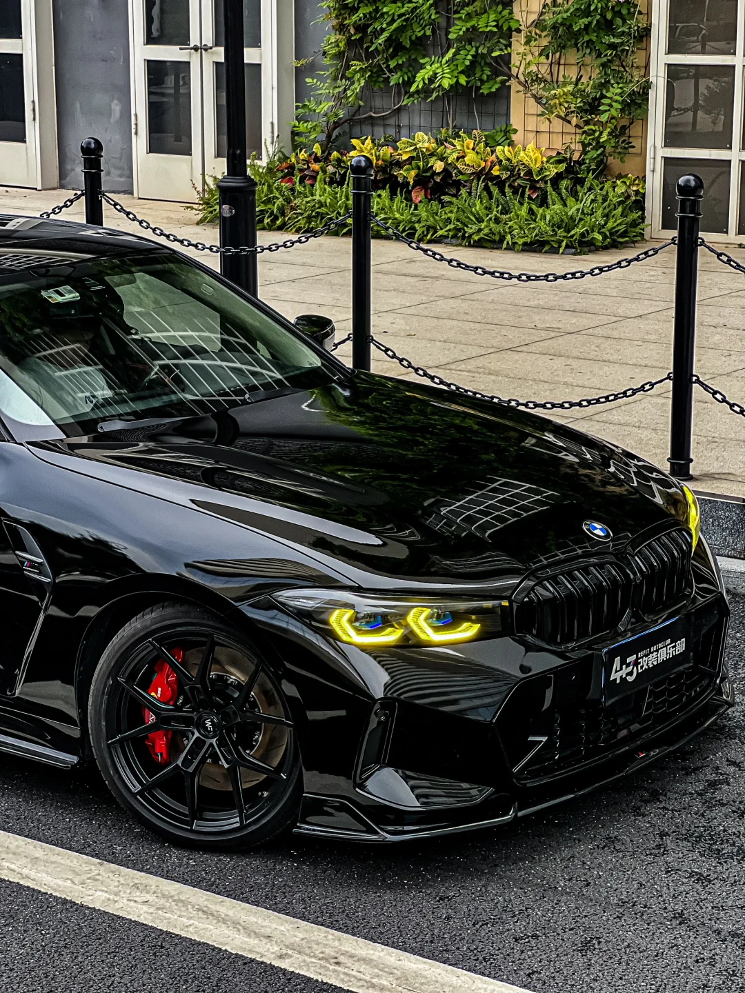 宝马三系黑武士真帅