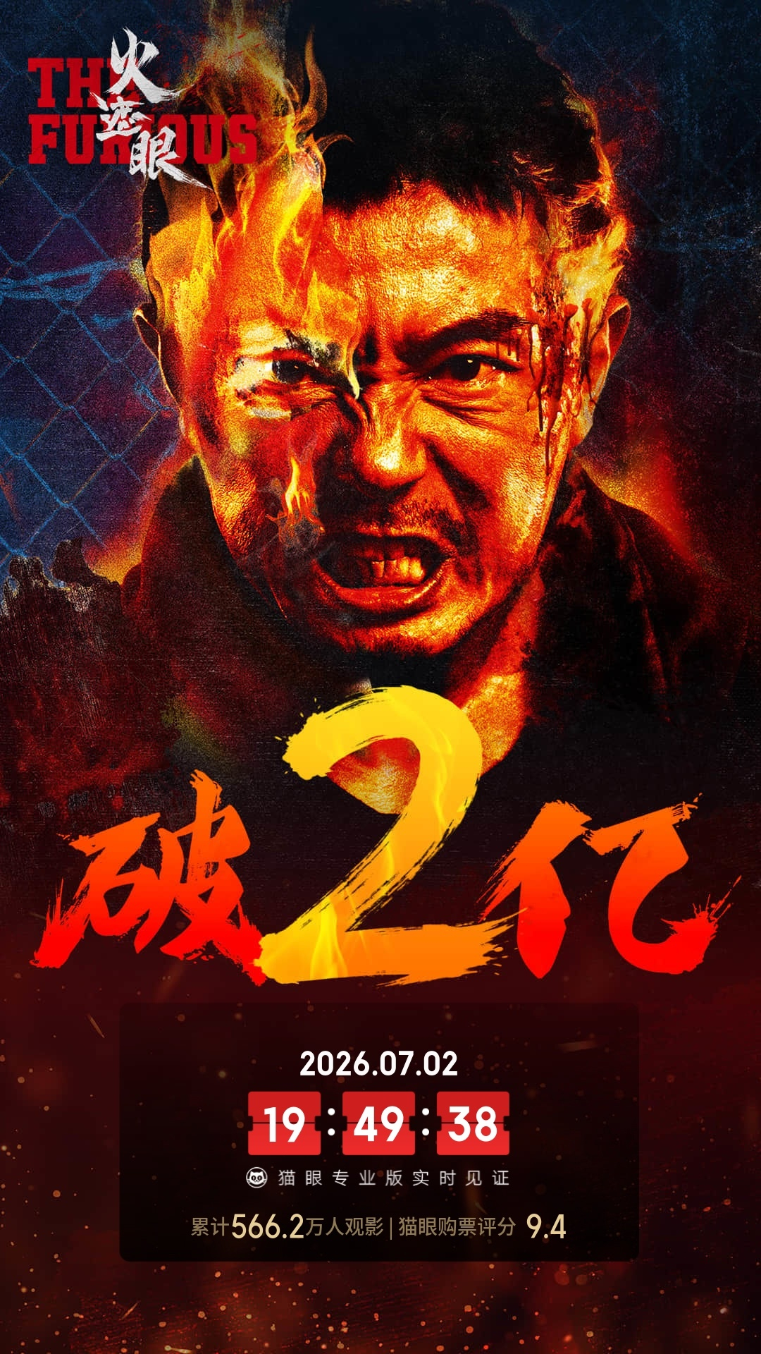 火遮眼累计票房破2亿，差不多快到顶了 