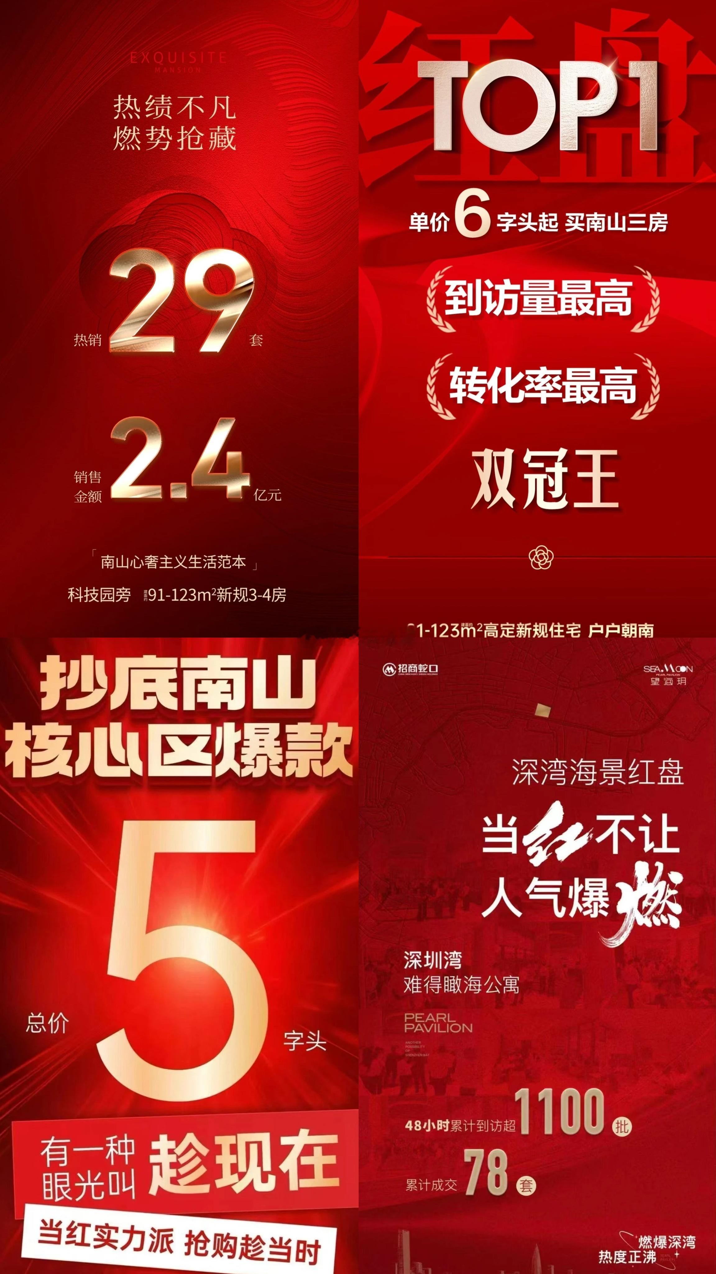 近期深圳南山区新房项目的喜报。。楼市第一线 ​​​